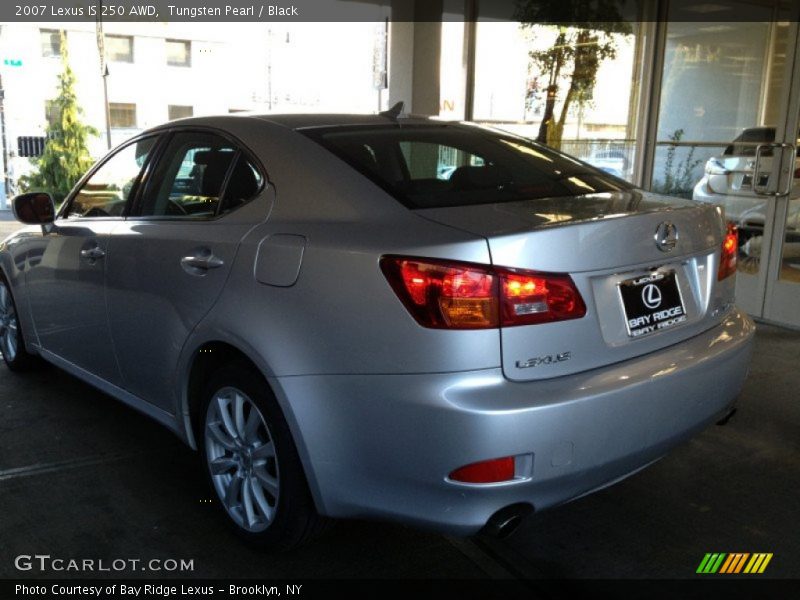 Tungsten Pearl / Black 2007 Lexus IS 250 AWD