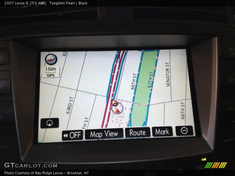 Tungsten Pearl / Black 2007 Lexus IS 250 AWD