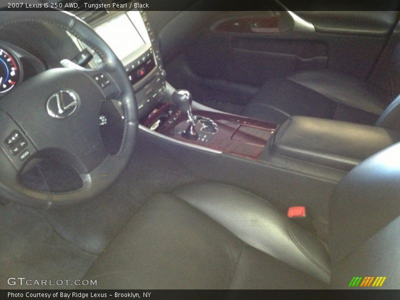 Tungsten Pearl / Black 2007 Lexus IS 250 AWD