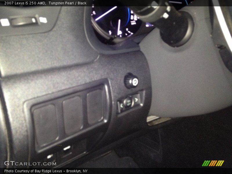 Tungsten Pearl / Black 2007 Lexus IS 250 AWD