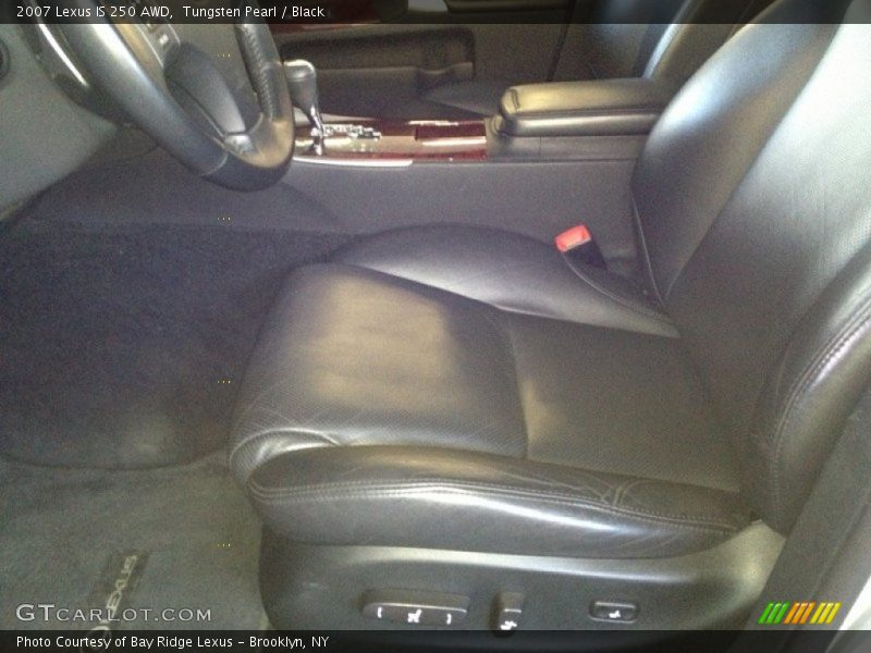 Tungsten Pearl / Black 2007 Lexus IS 250 AWD