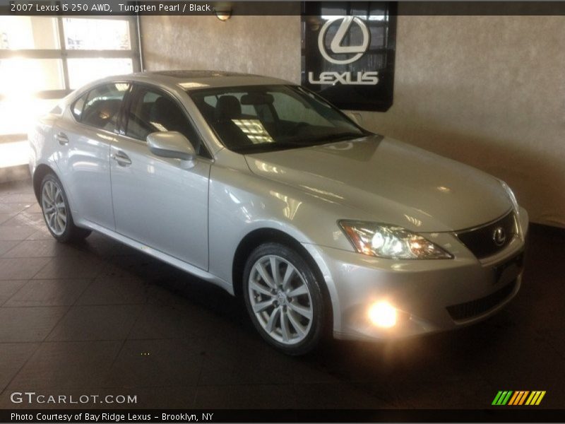 Tungsten Pearl / Black 2007 Lexus IS 250 AWD