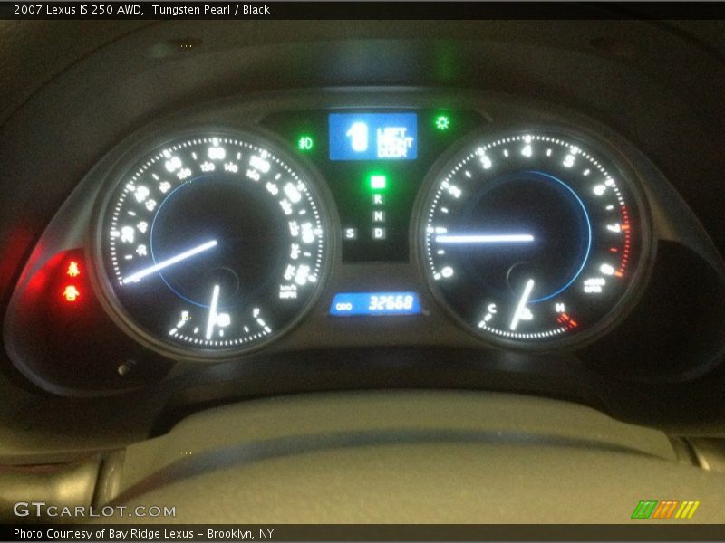 Tungsten Pearl / Black 2007 Lexus IS 250 AWD