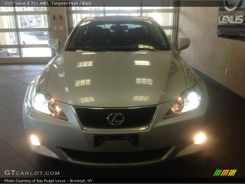 Tungsten Pearl / Black 2007 Lexus IS 250 AWD