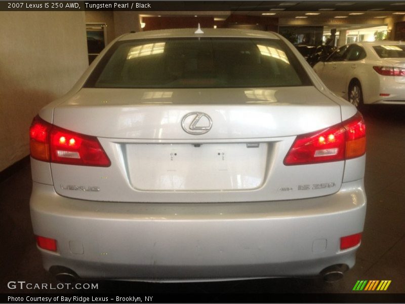 Tungsten Pearl / Black 2007 Lexus IS 250 AWD