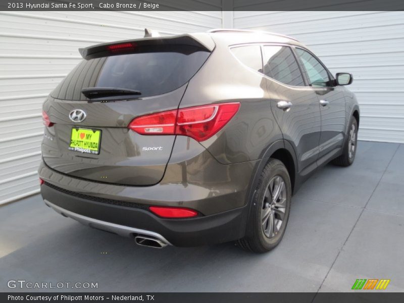 Cabo Bronze / Beige 2013 Hyundai Santa Fe Sport