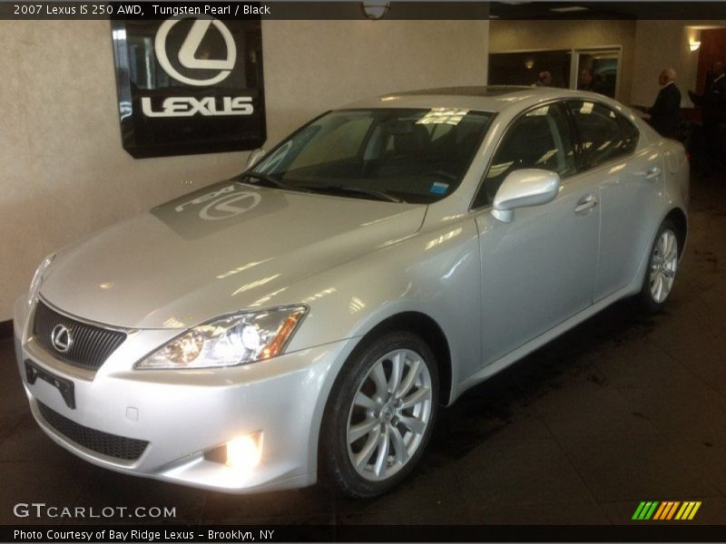 Tungsten Pearl / Black 2007 Lexus IS 250 AWD