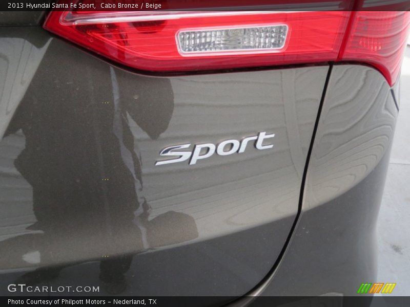Cabo Bronze / Beige 2013 Hyundai Santa Fe Sport