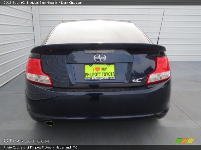 Nautical Blue Metallic / Dark Charcoal 2013 Scion tC