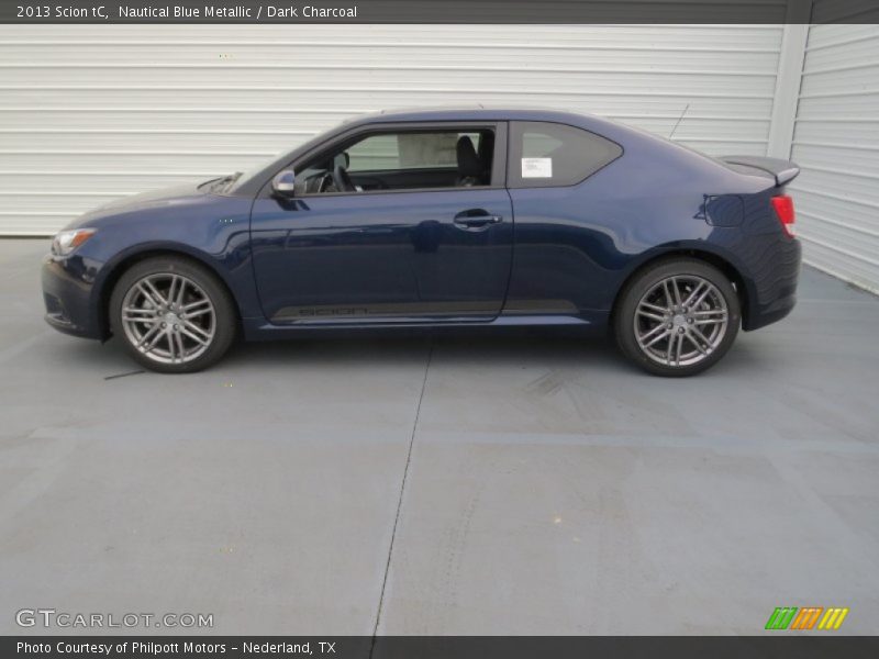 Nautical Blue Metallic / Dark Charcoal 2013 Scion tC