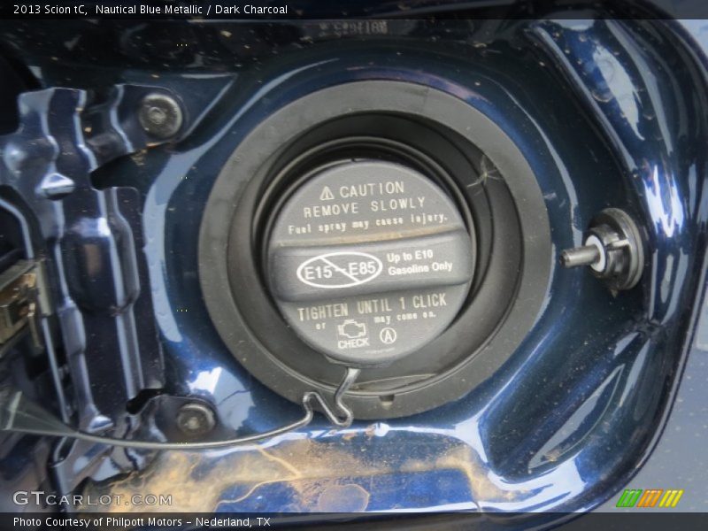 Nautical Blue Metallic / Dark Charcoal 2013 Scion tC