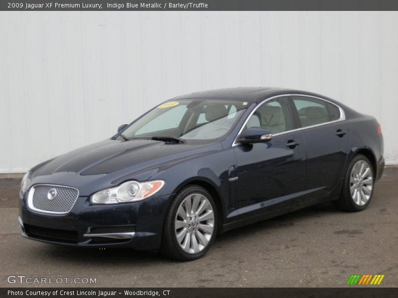 Indigo Blue Metallic / Barley/Truffle 2009 Jaguar XF Premium Luxury