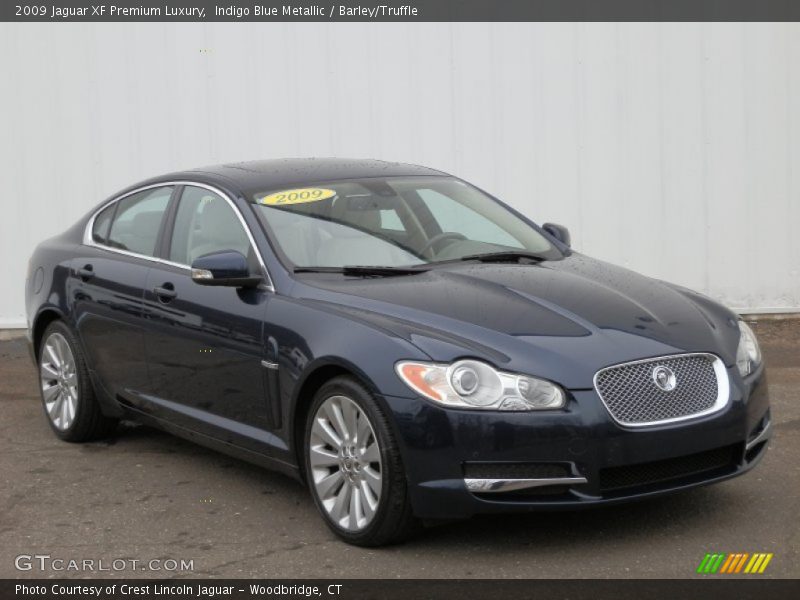 Indigo Blue Metallic / Barley/Truffle 2009 Jaguar XF Premium Luxury