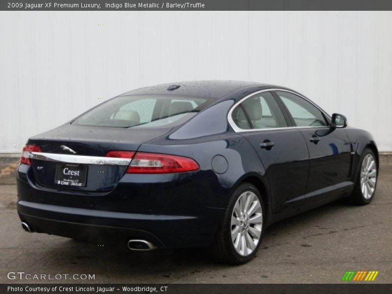 Indigo Blue Metallic / Barley/Truffle 2009 Jaguar XF Premium Luxury