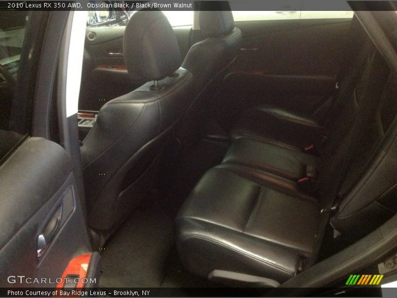Obsidian Black / Black/Brown Walnut 2010 Lexus RX 350 AWD