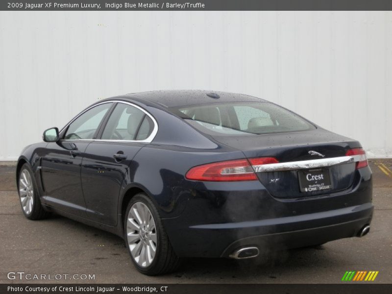 Indigo Blue Metallic / Barley/Truffle 2009 Jaguar XF Premium Luxury