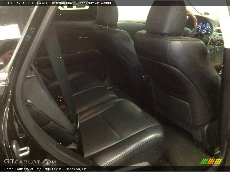 Obsidian Black / Black/Brown Walnut 2010 Lexus RX 350 AWD