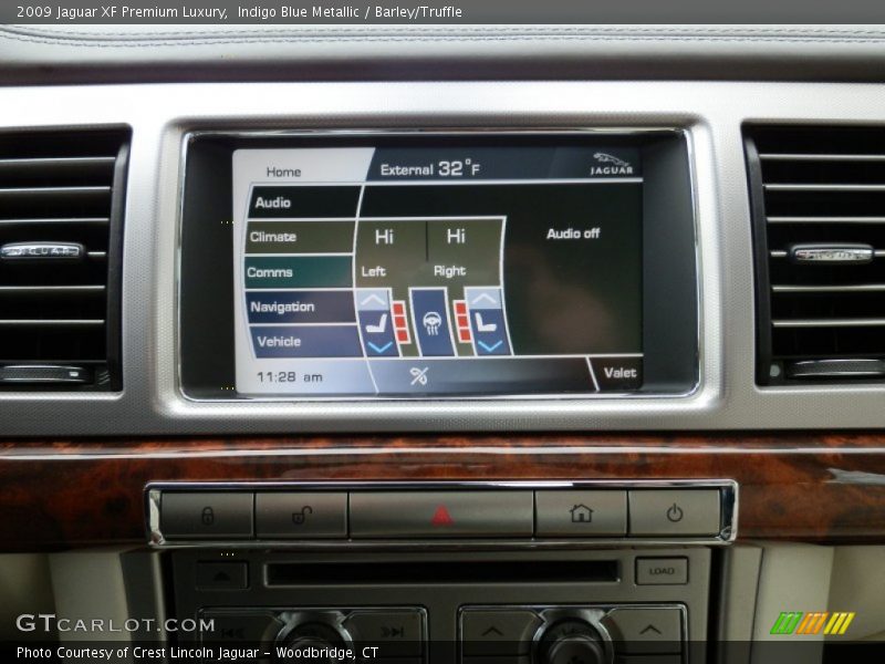 Indigo Blue Metallic / Barley/Truffle 2009 Jaguar XF Premium Luxury