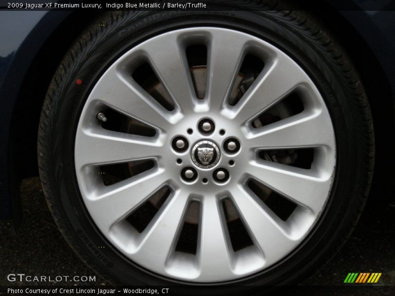 Indigo Blue Metallic / Barley/Truffle 2009 Jaguar XF Premium Luxury