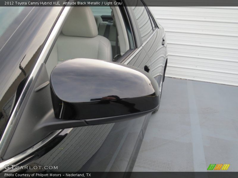 Attitude Black Metallic / Light Gray 2012 Toyota Camry Hybrid XLE