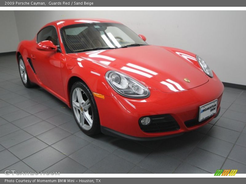 Guards Red / Sand Beige 2009 Porsche Cayman