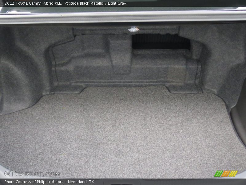 Attitude Black Metallic / Light Gray 2012 Toyota Camry Hybrid XLE