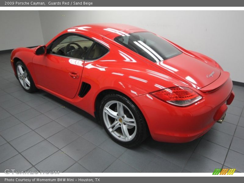 Guards Red / Sand Beige 2009 Porsche Cayman