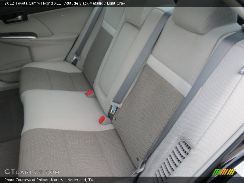 Attitude Black Metallic / Light Gray 2012 Toyota Camry Hybrid XLE