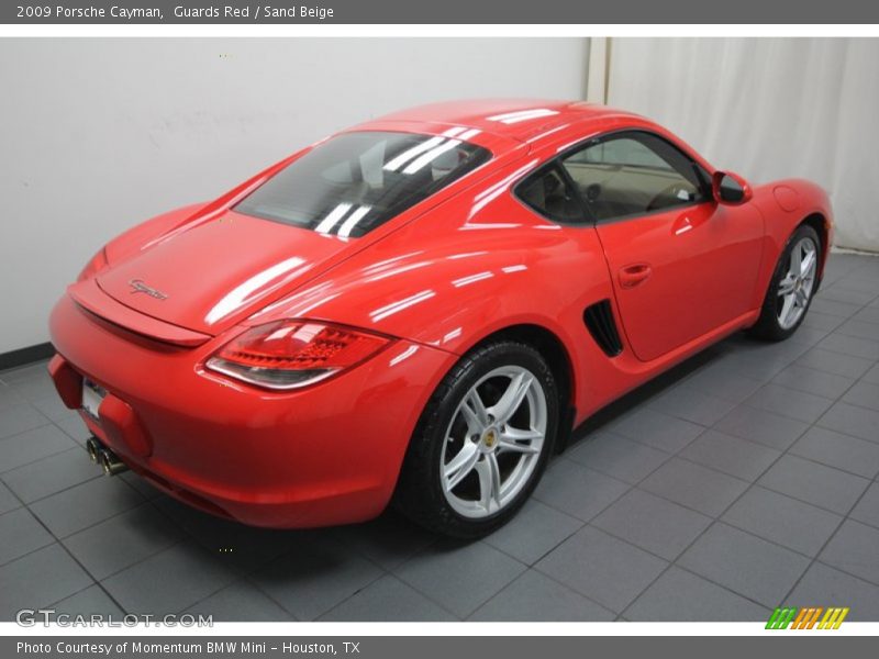 Guards Red / Sand Beige 2009 Porsche Cayman