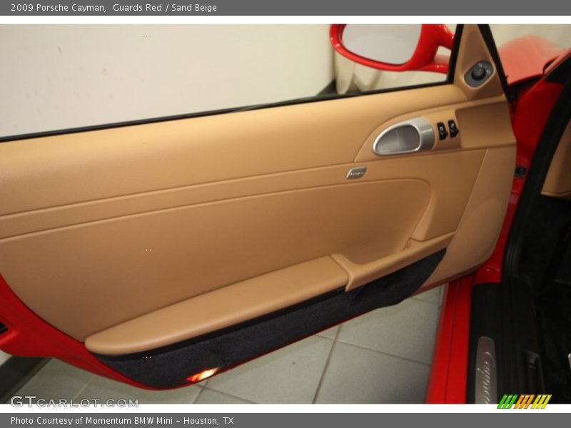 Guards Red / Sand Beige 2009 Porsche Cayman