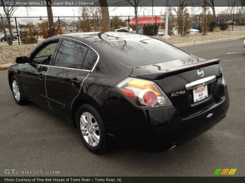 Super Black / Charcoal 2012 Nissan Altima 2.5 S