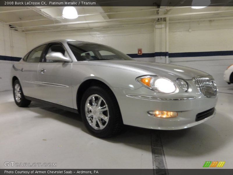 Platinum Metallic / Titanium 2008 Buick LaCrosse CX