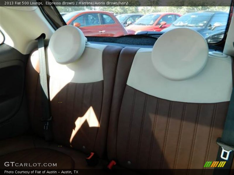 Espresso (Brown) / Marrone/Avorio (Brown/Ivory) 2013 Fiat 500 Lounge