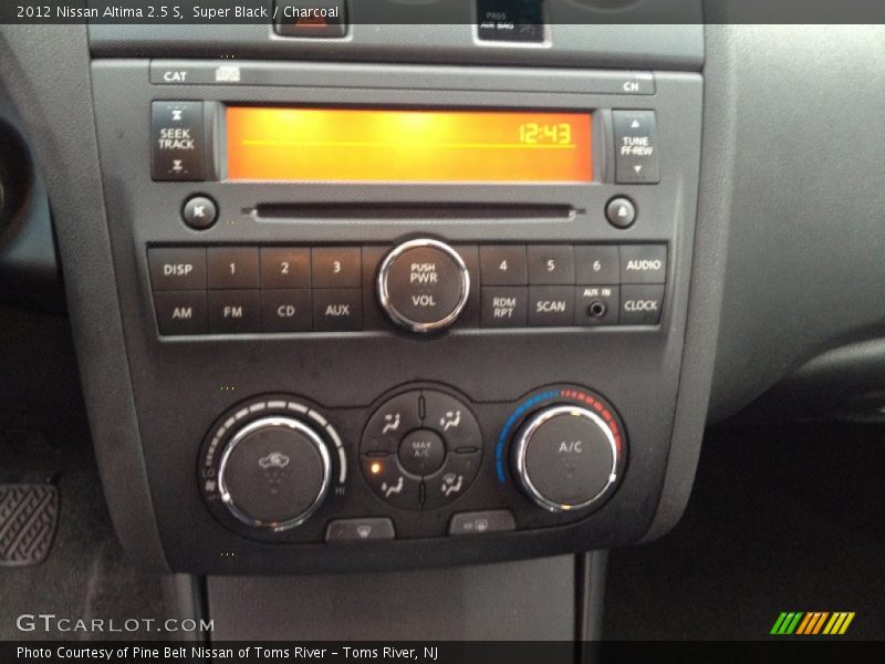 Super Black / Charcoal 2012 Nissan Altima 2.5 S