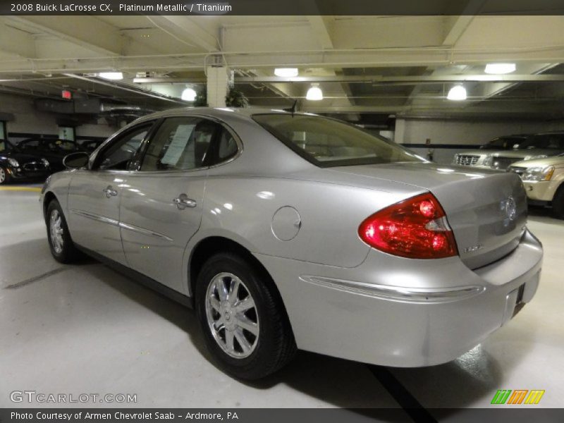 Platinum Metallic / Titanium 2008 Buick LaCrosse CX