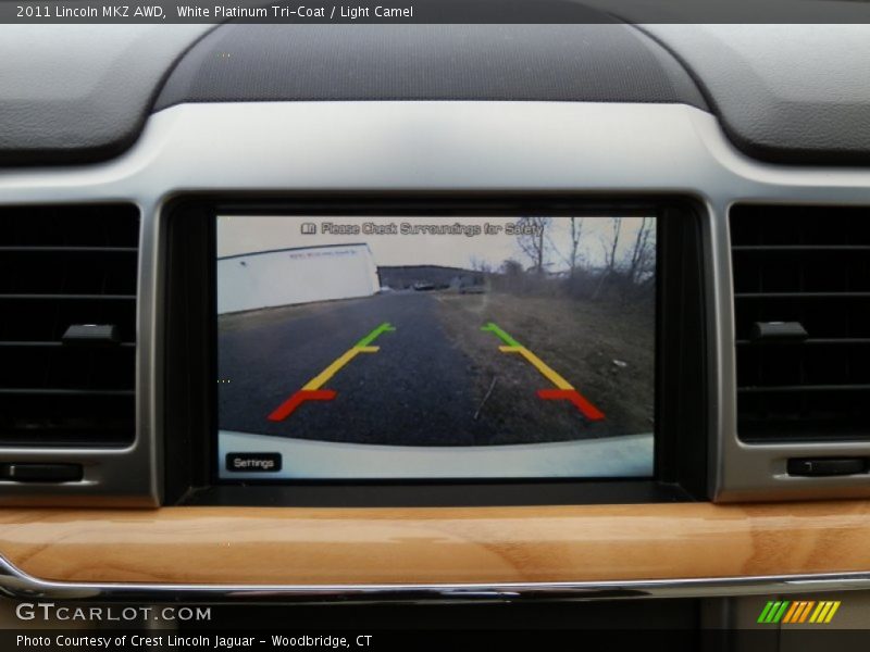 White Platinum Tri-Coat / Light Camel 2011 Lincoln MKZ AWD