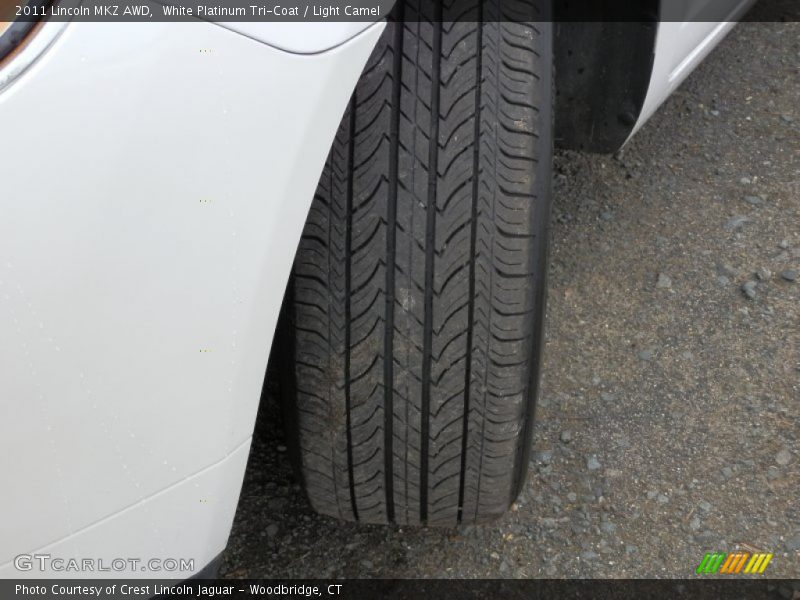 White Platinum Tri-Coat / Light Camel 2011 Lincoln MKZ AWD
