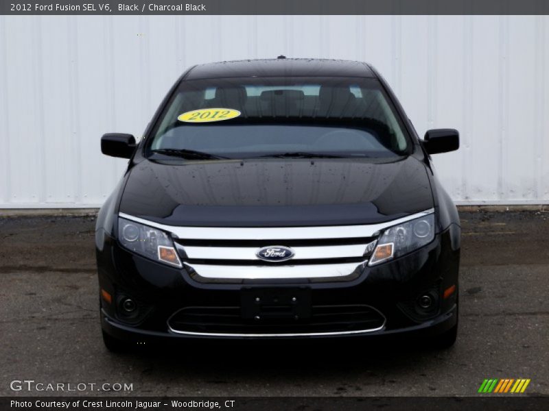 Black / Charcoal Black 2012 Ford Fusion SEL V6