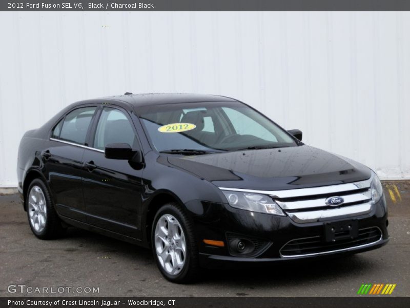 Black / Charcoal Black 2012 Ford Fusion SEL V6
