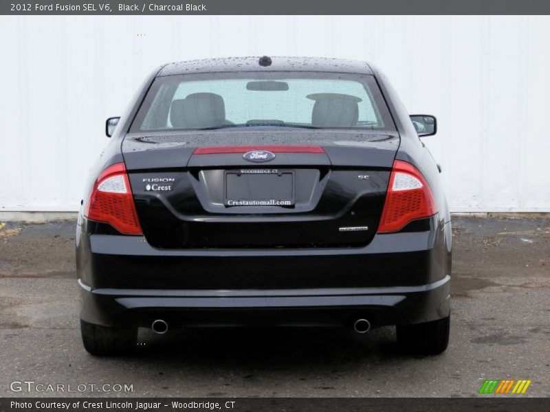 Black / Charcoal Black 2012 Ford Fusion SEL V6
