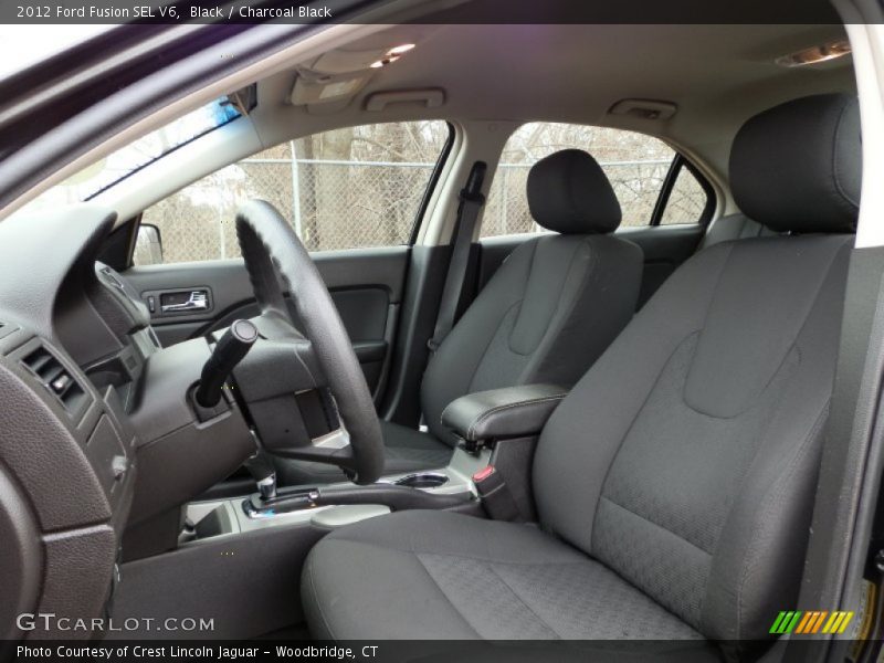 Front Seat of 2012 Fusion SEL V6