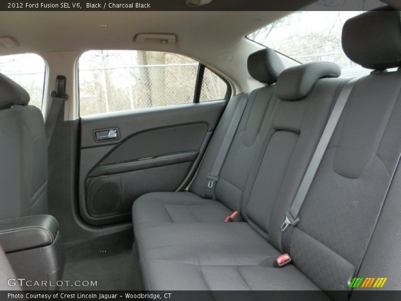 Rear Seat of 2012 Fusion SEL V6