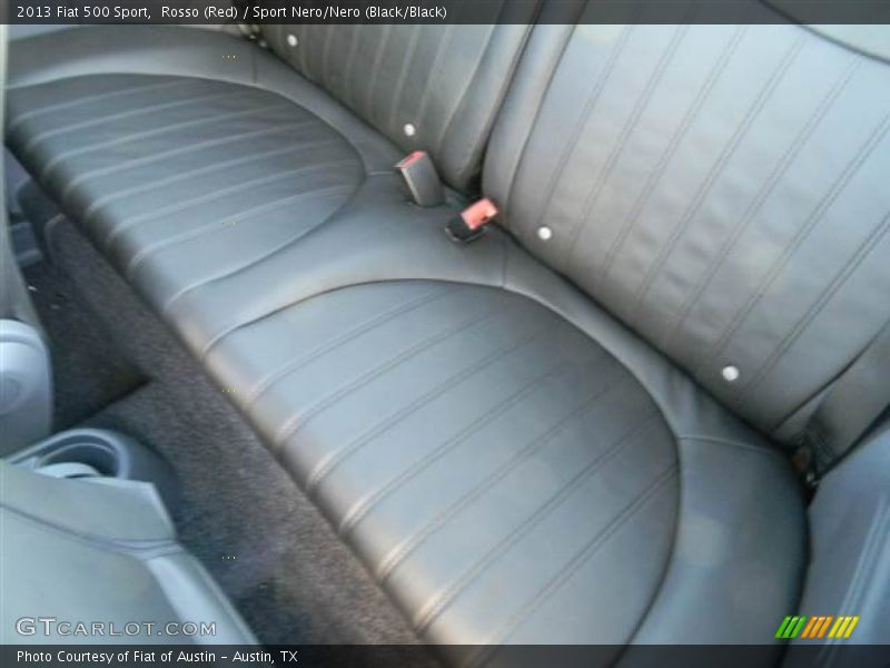 Rosso (Red) / Sport Nero/Nero (Black/Black) 2013 Fiat 500 Sport