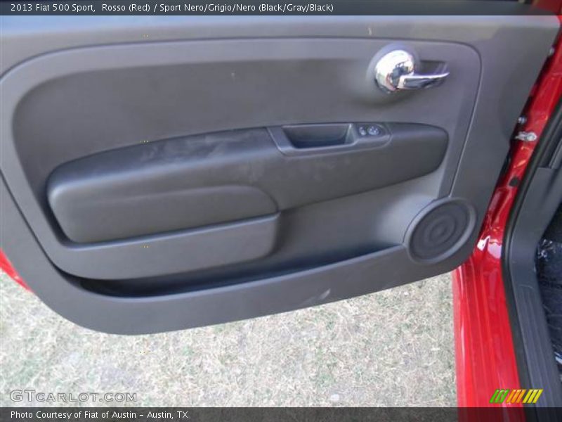 Rosso (Red) / Sport Nero/Grigio/Nero (Black/Gray/Black) 2013 Fiat 500 Sport