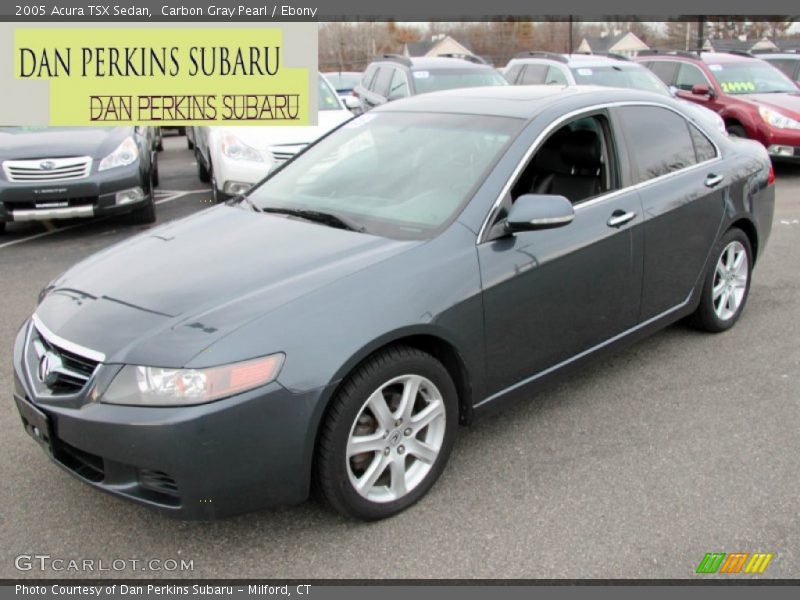 Carbon Gray Pearl / Ebony 2005 Acura TSX Sedan