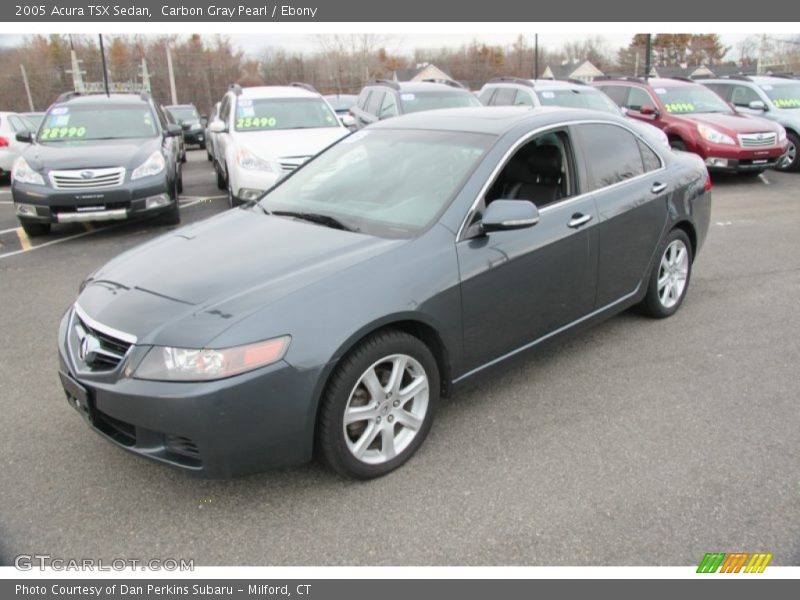 Carbon Gray Pearl / Ebony 2005 Acura TSX Sedan