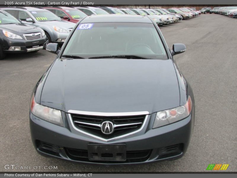 Carbon Gray Pearl / Ebony 2005 Acura TSX Sedan