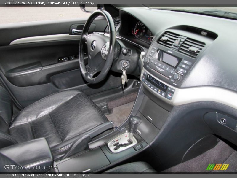 Carbon Gray Pearl / Ebony 2005 Acura TSX Sedan