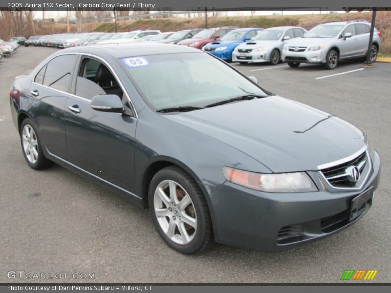 Carbon Gray Pearl / Ebony 2005 Acura TSX Sedan