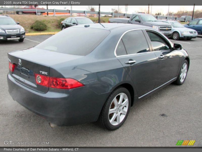 Carbon Gray Pearl / Ebony 2005 Acura TSX Sedan